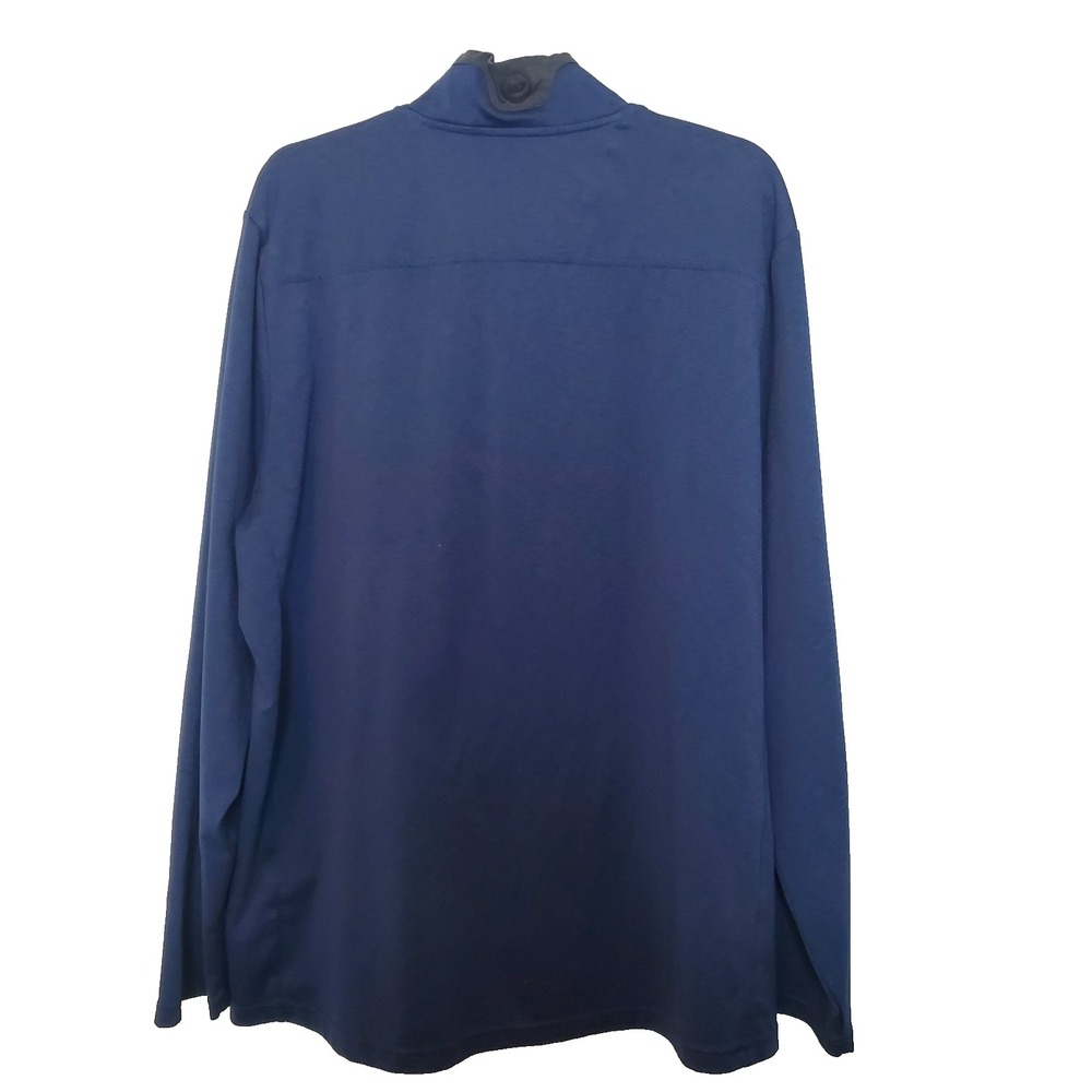 Vineyard Vines OTG On-The-Go Shep Shirt Mens XL Navy Blue Quarter Zip Pullover - Picture 2 of 11